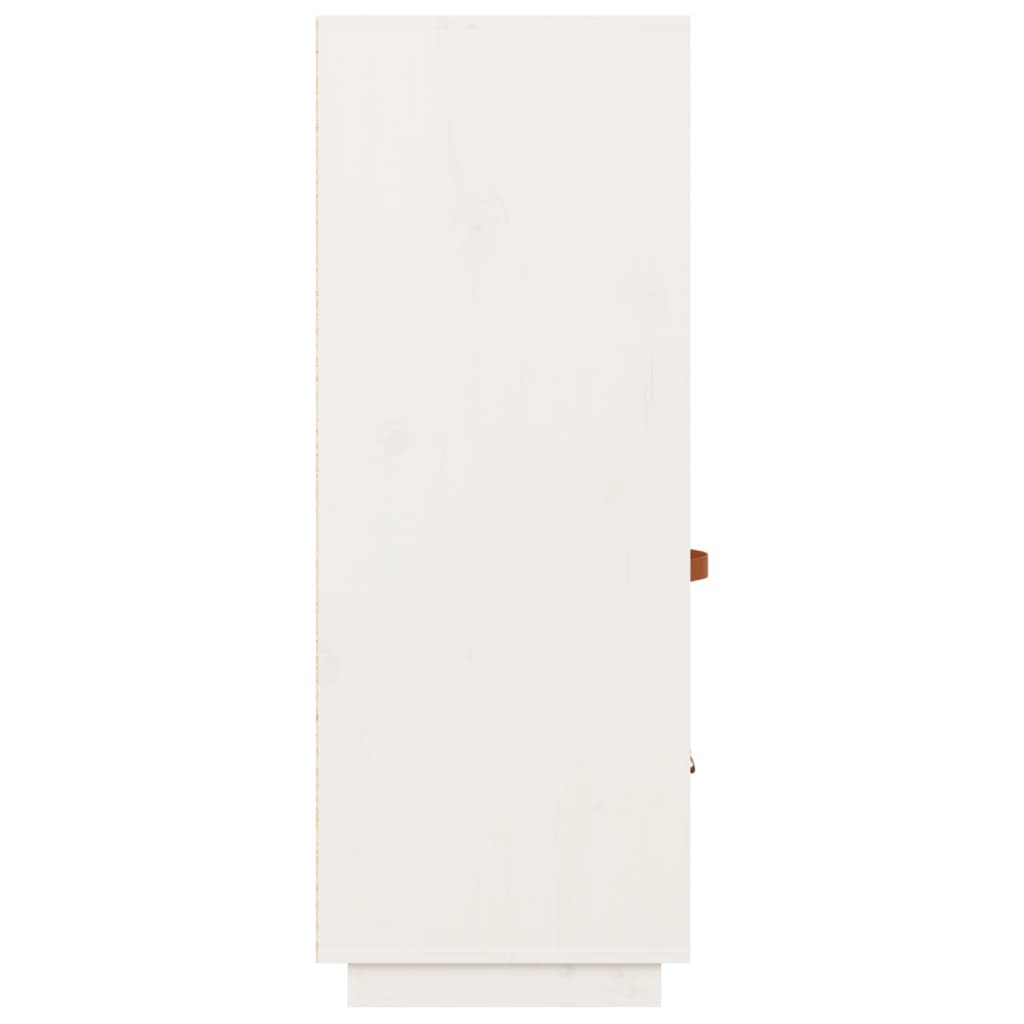 Highboard Weiß 67x40x108,5 cm Massivholz Kiefer - Pazzar.ch
