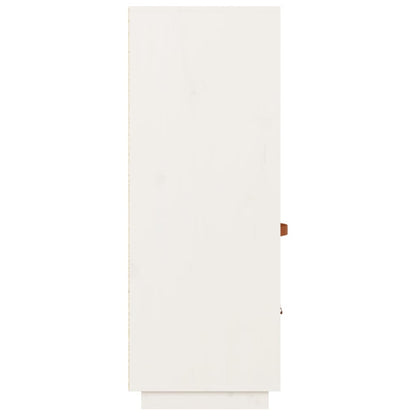 Highboard Weiß 67x40x108,5 cm Massivholz Kiefer - Pazzar.ch