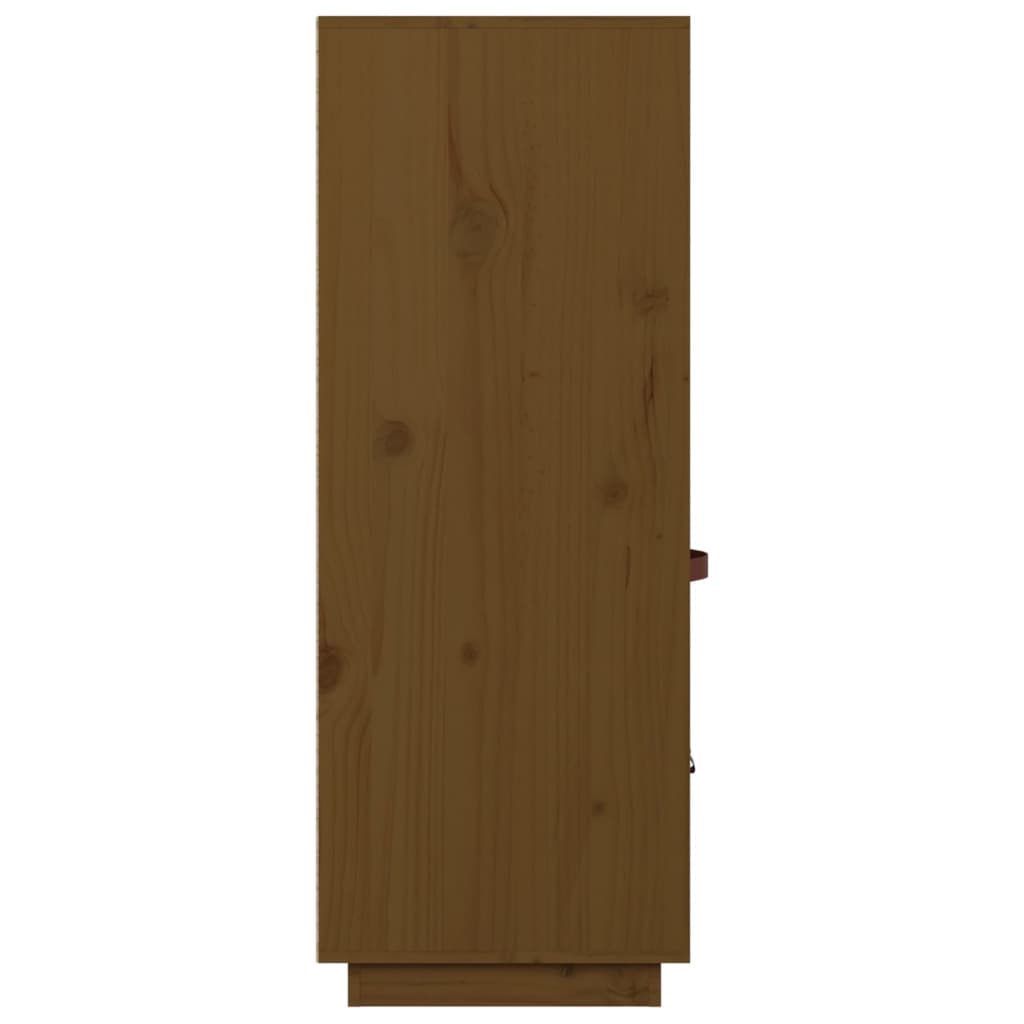 Highboard Honigbraun 67x40x108,5 cm Massivholz Kiefer - Pazzar.ch