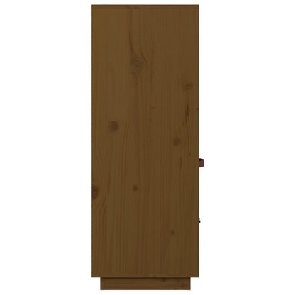 Highboard Honigbraun 67x40x108,5 cm Massivholz Kiefer - Pazzar.ch