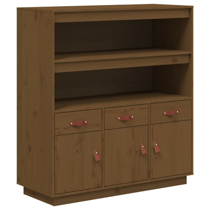 Highboard Honigbraun 100x40x108,5 cm Massivholz Kiefer - Pazzar.ch