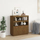 Highboard Honigbraun 100x40x108,5 cm Massivholz Kiefer