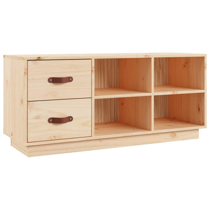 Schuhbank 100x34x45 cm Massivholz Kiefer - Pazzar.ch