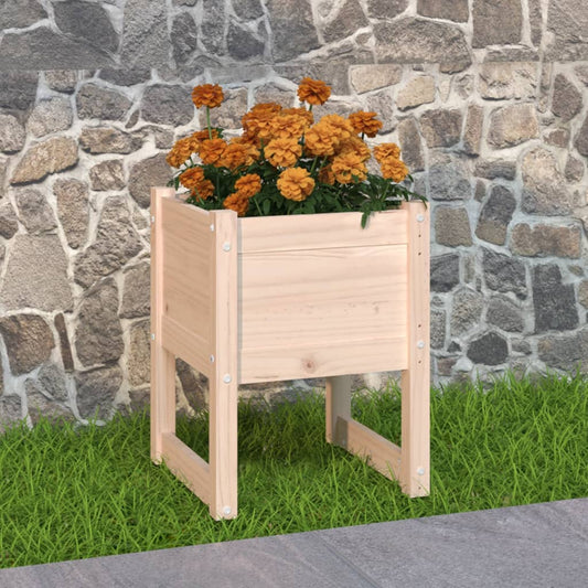 Pflanzkübel 40x40x52,5 cm Massivholz Kiefer - Pazzar.ch