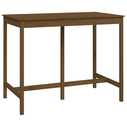 Bartisch Honigbraun 140x80x110 cm Massivholz Kiefer - Pazzar.ch