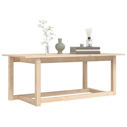 Couchtisch 110x55x45 cm Massivholz Kiefer - Pazzar.ch