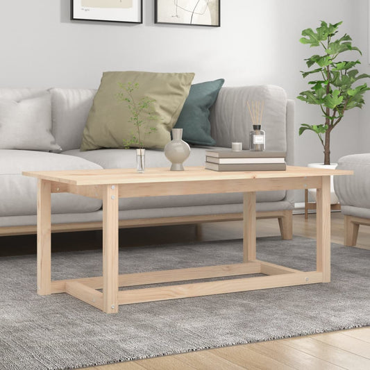 Couchtisch 110x55x45 cm Massivholz Kiefer - Pazzar.ch