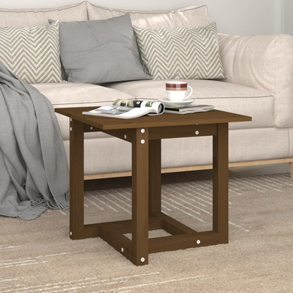 Couchtisch Honigbraun 50x50x45 cm Massivholz Kiefer - Pazzar.ch
