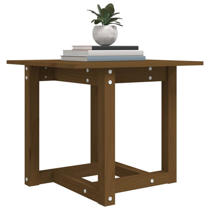 Couchtisch Honigbraun 50x50x45 cm Massivholz Kiefer - Pazzar.ch