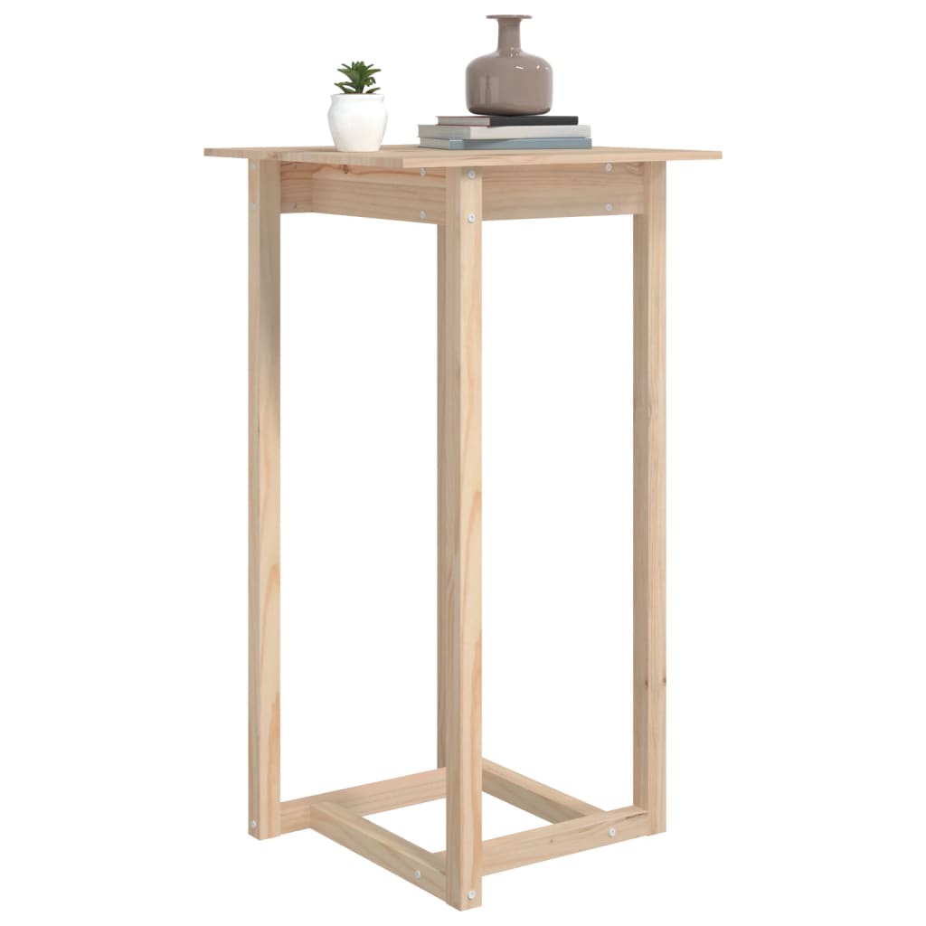 Bartisch 60x60x110 cm Massivholz Kiefer - Pazzar.ch