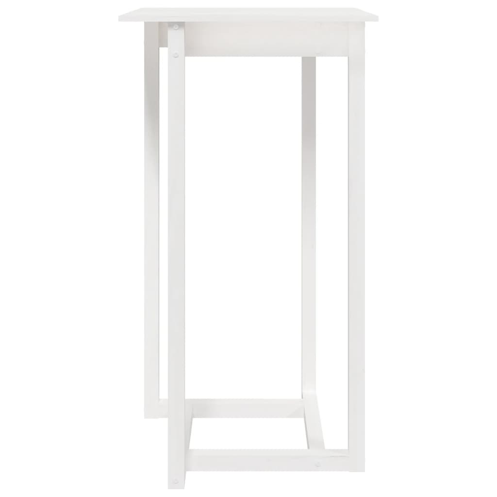Bartisch Weiß 60x60x110 cm Massivholz Kiefer - Pazzar.ch