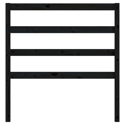 Kopfteil Schwarz 95x4x100 cm Massivholz Kiefer - Pazzar.ch