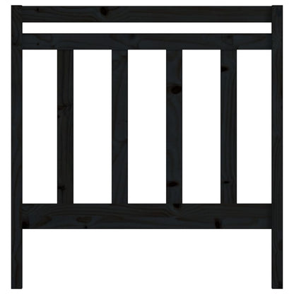 Kopfteil Schwarz 95x4x100 cm Massivholz Kiefer - Pazzar.ch