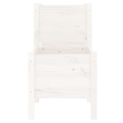 Pflanzkübel Weiß 245,5x44x75 cm Massivholz Kiefer - Pazzar.ch