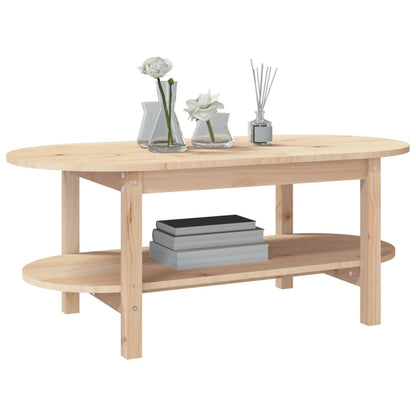 Couchtisch 110x55x45 cm Massivholz Kiefer - Pazzar.ch