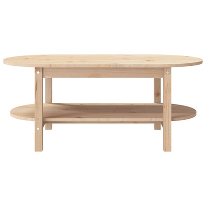 Couchtisch 110x55x45 cm Massivholz Kiefer - Pazzar.ch