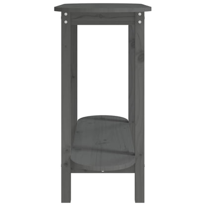 Konsolentisch Grau 110x40x80 cm Massivholz Kiefer - Pazzar.ch