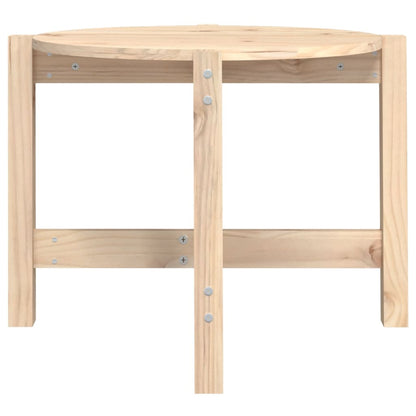 Couchtisch Ø 62,5x45 cm Massivholz Kiefer - Pazzar.ch