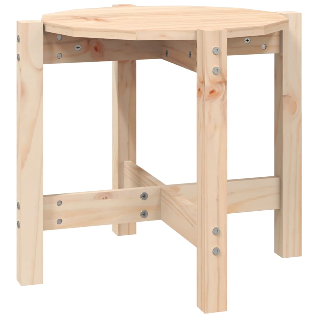 Couchtisch Ø 52,5x45 cm Massivholz Kiefer - Pazzar.ch