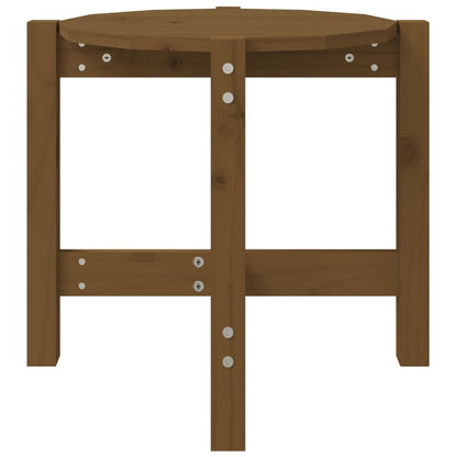 Couchtisch Honigbraun Ø 52,5x45 cm Massivholz Kiefer - Pazzar.ch