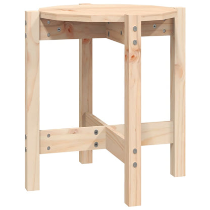 Couchtisch Ø 42,5x45 cm Massivholz Kiefer - Pazzar.ch