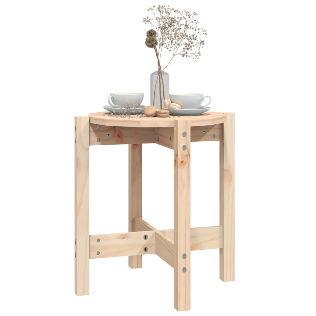 Couchtisch Ø 42,5x45 cm Massivholz Kiefer - Pazzar.ch