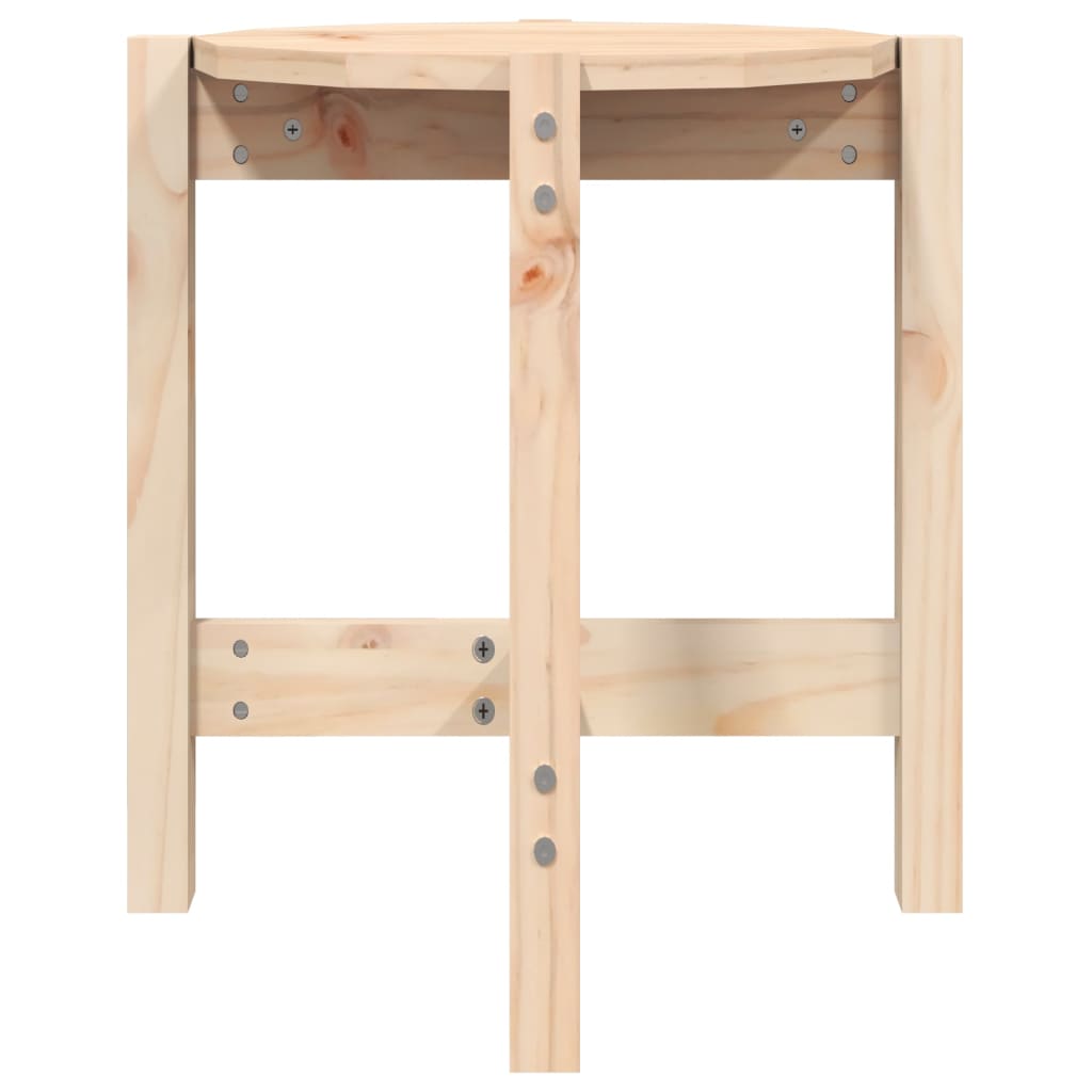 Couchtisch Ø 42,5x45 cm Massivholz Kiefer - Pazzar.ch