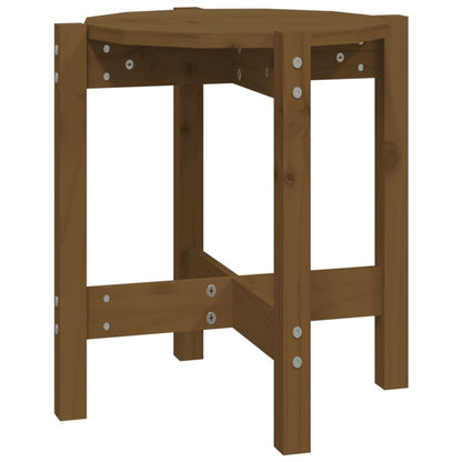 Couchtisch Honigbraun Ø 42,5x45 cm Massivholz Kiefer - Pazzar.ch