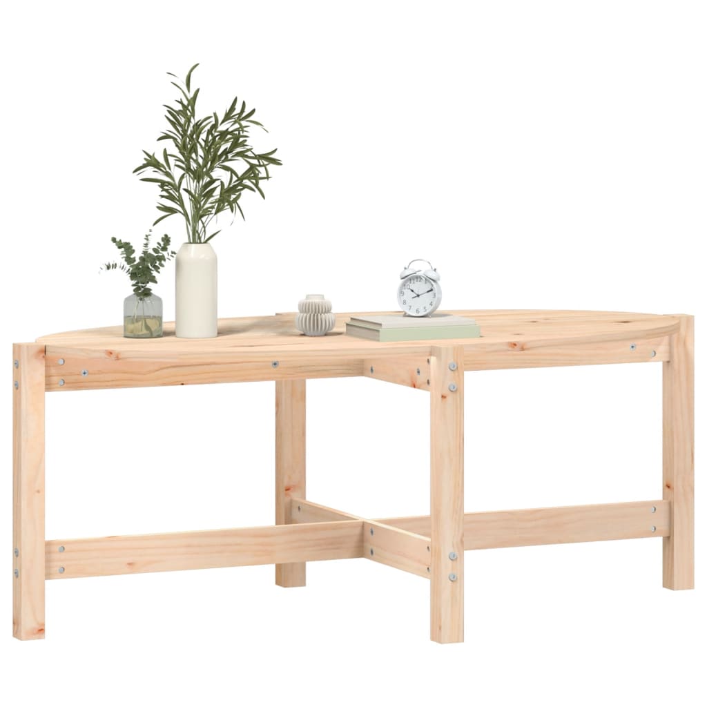 Couchtisch 118x63x45 cm Massivholz Kiefer - Pazzar.ch