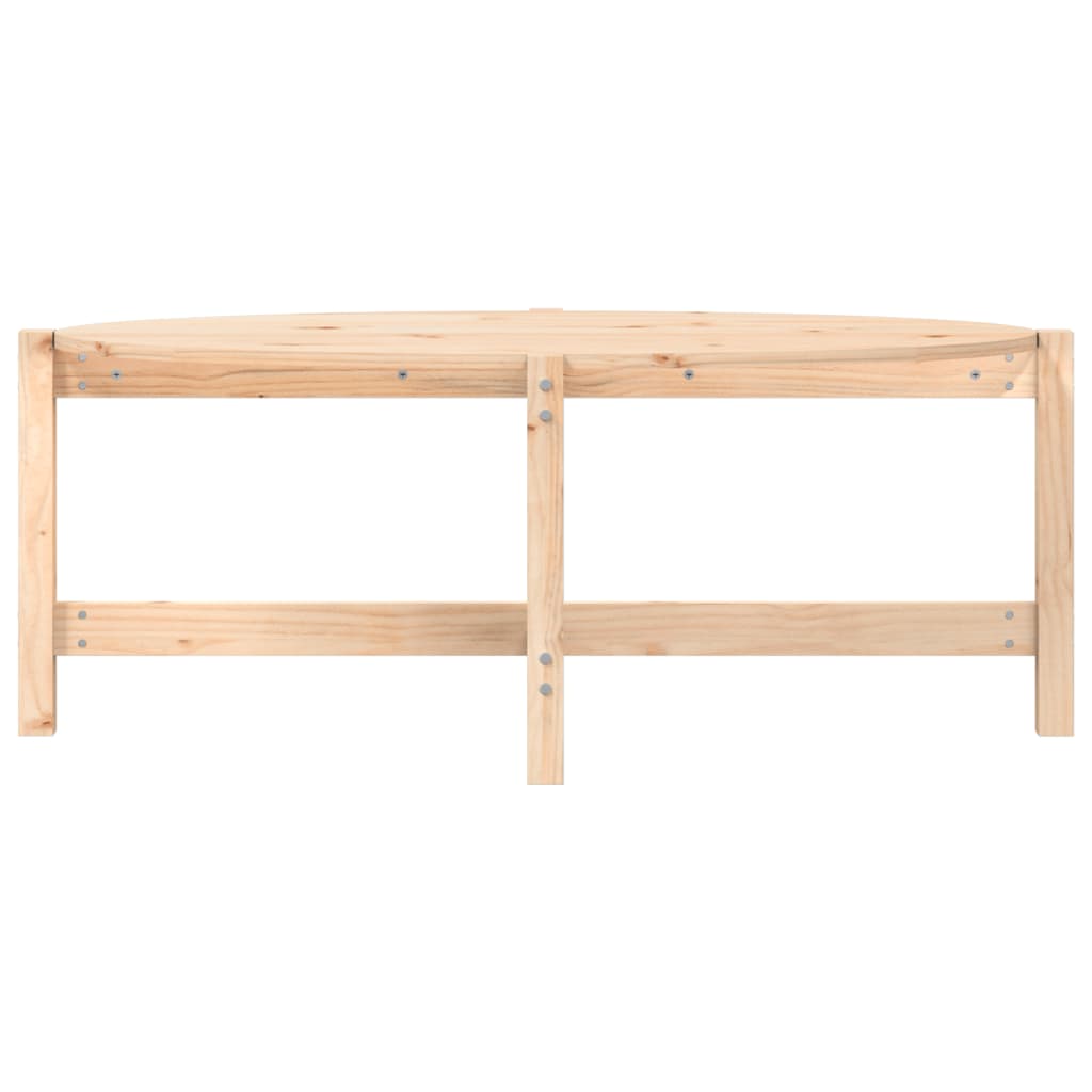 Couchtisch 118x63x45 cm Massivholz Kiefer - Pazzar.ch