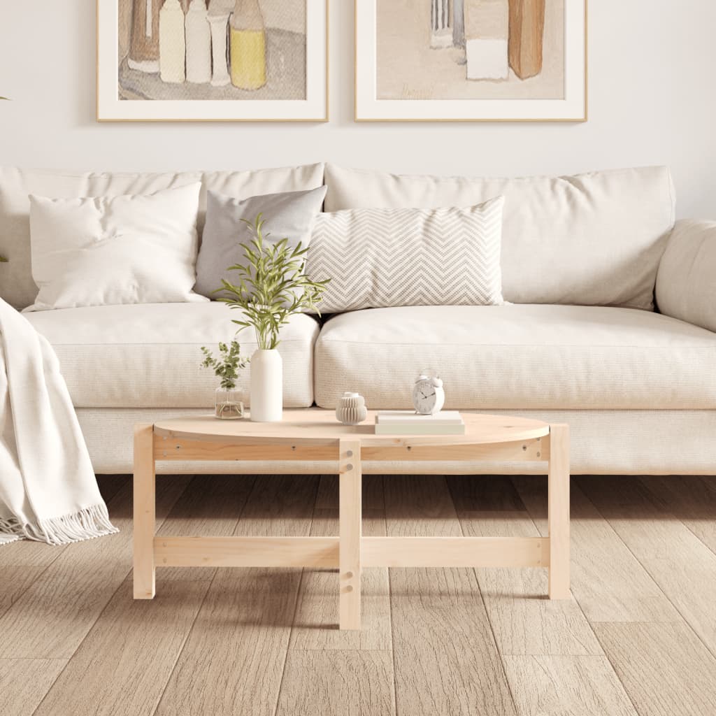 Couchtisch 87x48x35 cm Massivholz Kiefer - Pazzar.ch