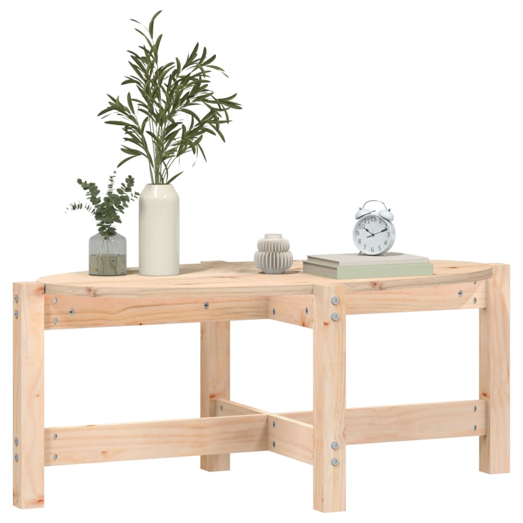 Couchtisch 87x48x35 cm Massivholz Kiefer - Pazzar.ch