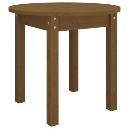 Couchtisch Honigbraun Ø 45x40 cm Massivholz Kiefer - Pazzar.ch