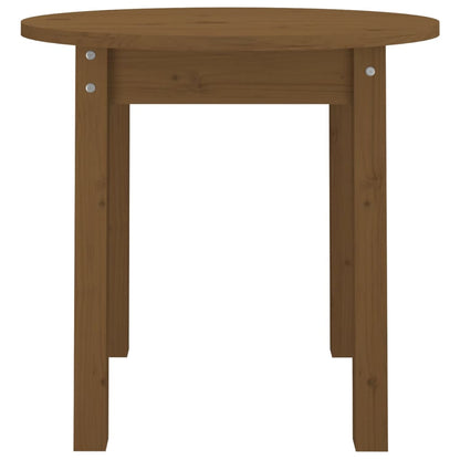 Couchtisch Honigbraun Ø 45x40 cm Massivholz Kiefer - Pazzar.ch