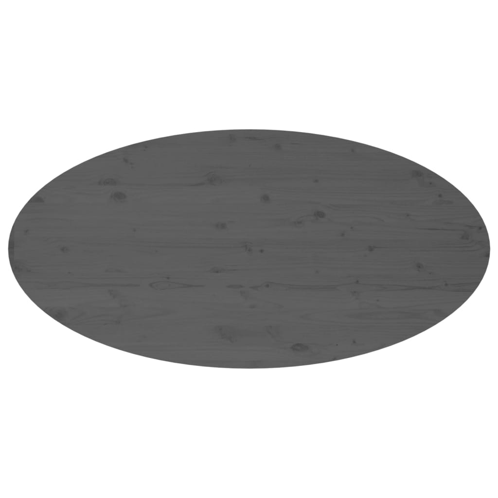 Couchtisch Grau 110x55x45 cm Massivholz Kiefer - Pazzar.ch