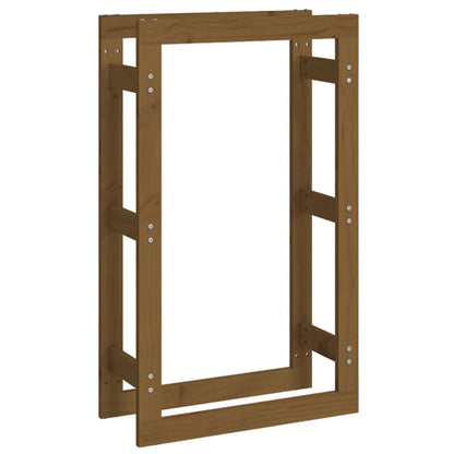 Kaminholzregal Honigbraun 60x25x100 cm Massivholz Kiefer - Pazzar.ch