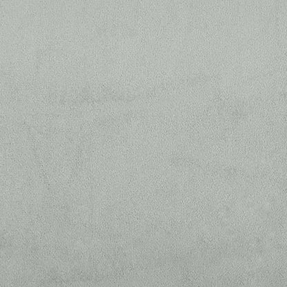 Sitzbank Hellgrau 110x40x49 cm Samt - Pazzar.ch