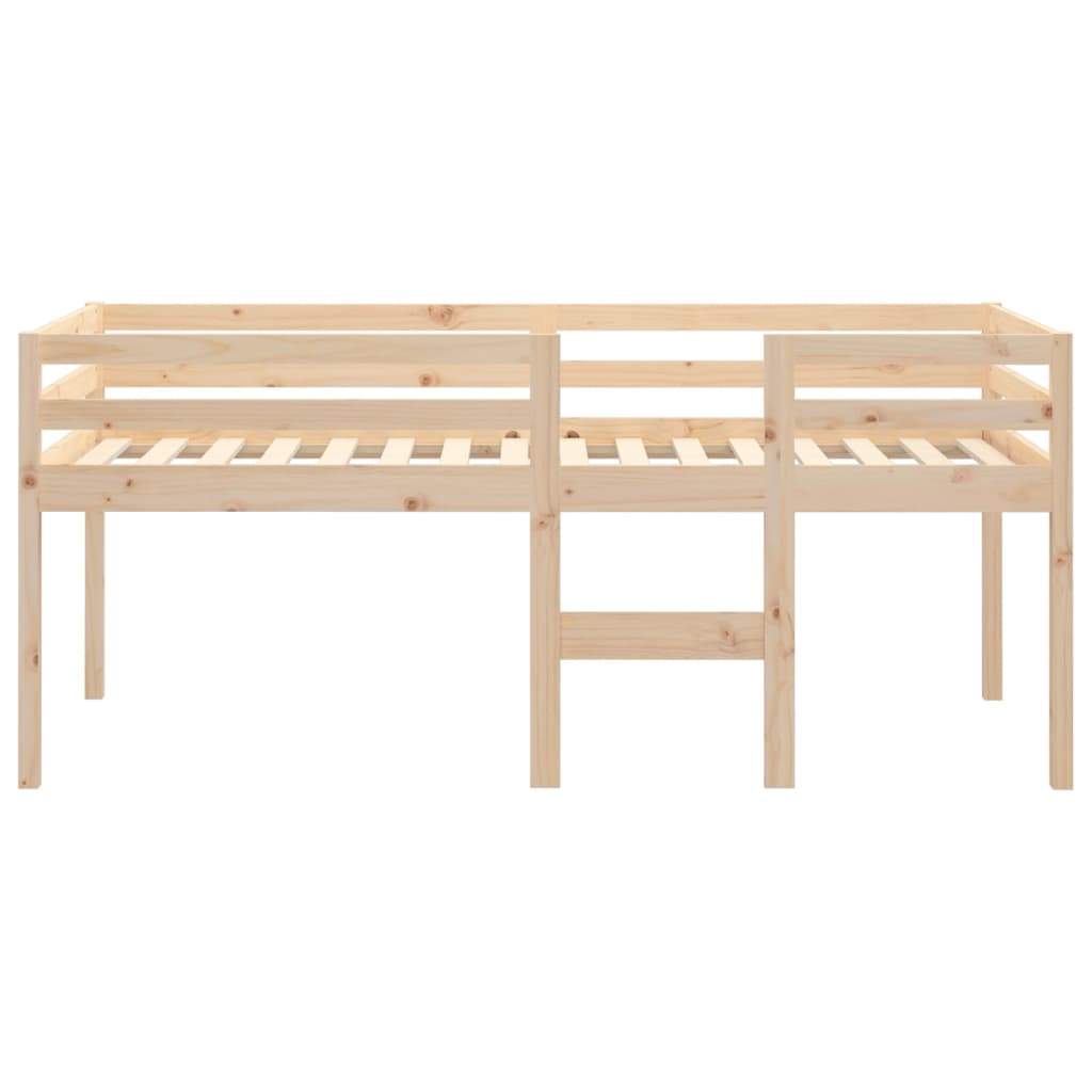 Hochbett 80x200 cm Massivholz Kiefer - Pazzar.ch