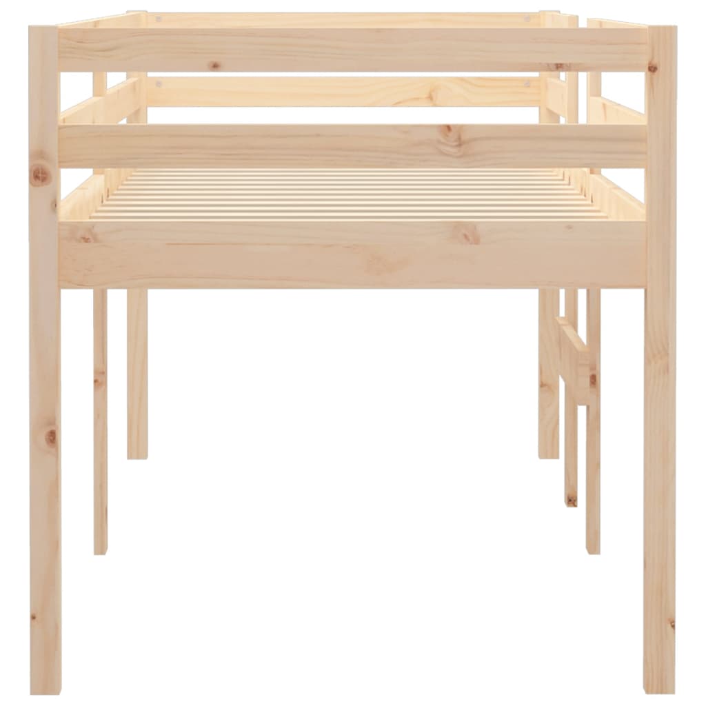 Hochbett 80x200 cm Massivholz Kiefer - Pazzar.ch