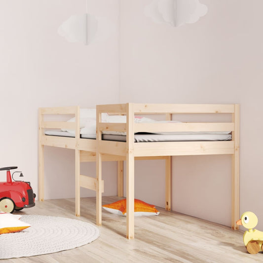 Hochbett 80x200 cm Massivholz Kiefer - Pazzar.ch