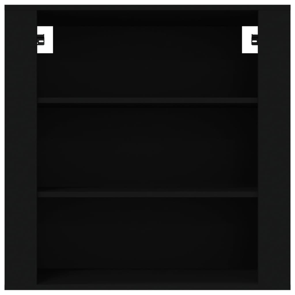 Wandschrank Schwarz 80x33x80 cm Holzwerkstoff - Pazzar.ch