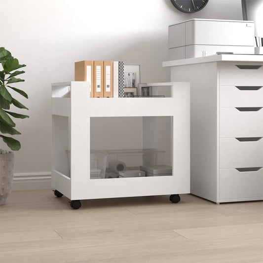 Bürowagen Weiß 60x45x60 cm Holzwerkstoff - Pazzar.ch