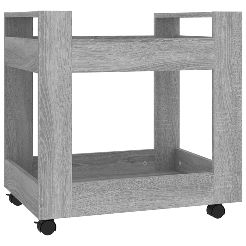 Bürowagen Grau Sonoma 60x45x60 cm Holzwerkstoff - Pazzar.ch