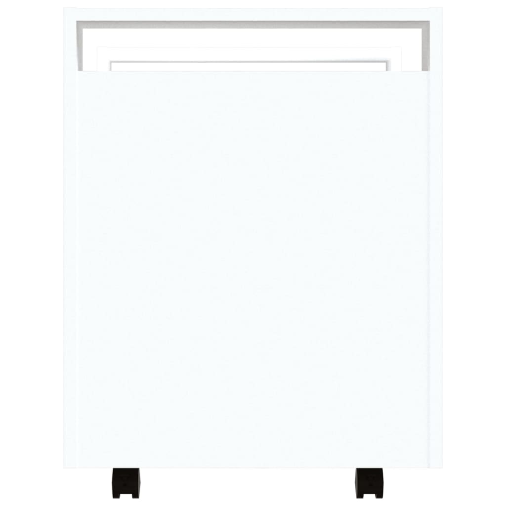 Bürowagen Weiß 60x45x60 cm Holzwerkstoff - Pazzar.ch