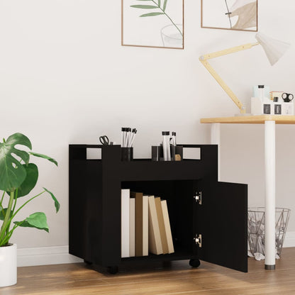 Bürowagen Schwarz 60x45x60 cm Holzwerkstoff - Pazzar.ch