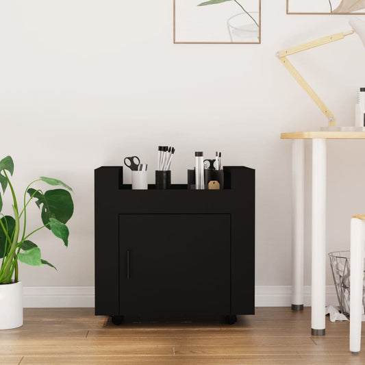 Bürowagen Schwarz 60x45x60 cm Holzwerkstoff - Pazzar.ch