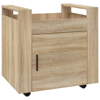 Bürowagen Sonoma-Eiche 60x45x60 cm Holzwerkstoff - Pazzar.ch