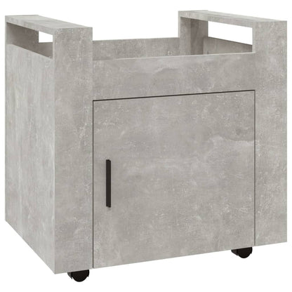 Bürowagen Betongrau 60x45x60 cm Holzwerkstoff - Pazzar.ch
