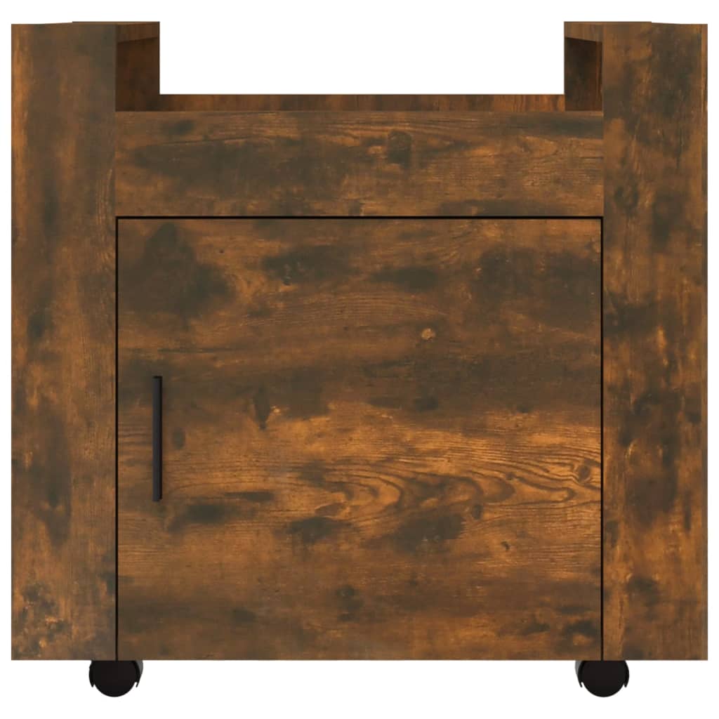 Bürowagen Räuchereiche 60x45x60 cm Holzwerkstoff - Pazzar.ch