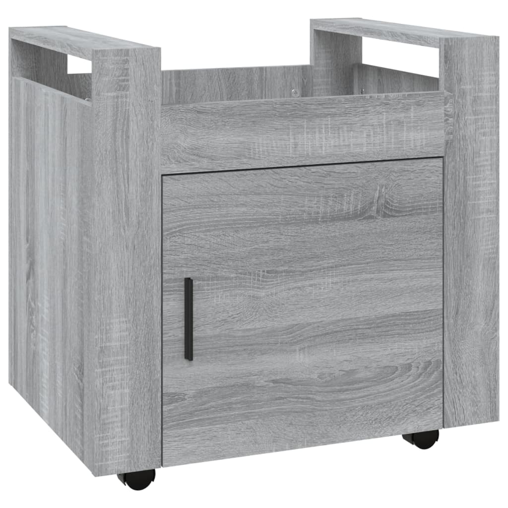 Bürowagen Grau Sonoma 60x45x60 cm Holzwerkstoff - Pazzar.ch